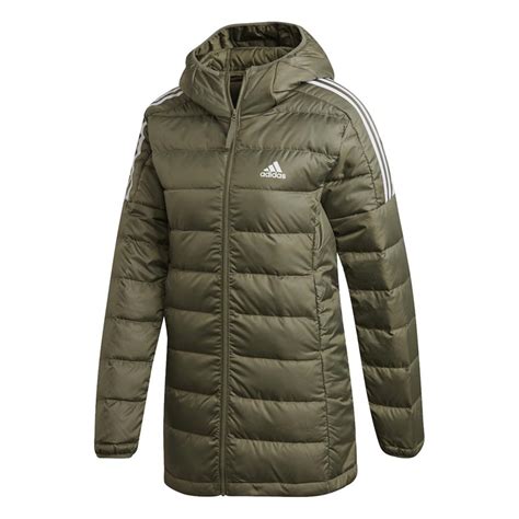 damen daunenparker adidas|adidas Women's Essentials Light Down Hooded Parka.